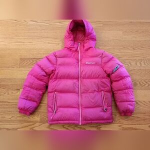 Marmot 700 Fill Puffer Jacket Coat Youth Large Girls